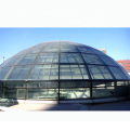 Prefab Space Frame Structure Tempered Metal Dome House Roof Dome Glass Skylight